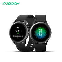 codoon 咕咚 SWF4 智能手表 黑色表盘 黑色硅胶表带