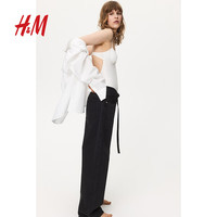  H&M 慵懒直筒宽松 女士牛仔裤