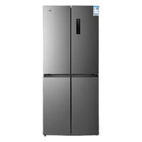KINGHOME 晶弘 BCD-412WPQCL 风冷十字对开门冰箱 412L 深空银