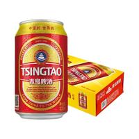 TSINGTAO 青岛啤酒 红金啤酒 330ml*24罐