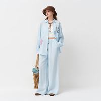  FANSILANEN/范思蓝恩 物理防晒 女士衬衫套装