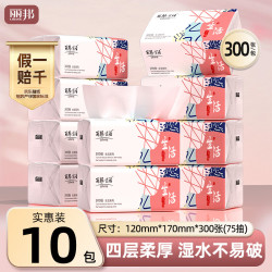 丽邦 5层300张*10包 抽纸