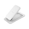 MiPow 麦泡 SPL07 移动电源数据线二合一 白色 5000mAh Type-C Lighting 无线底座 2.4A双向快充
