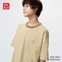 优衣库 UT MAGIC FOR ALL 印花T恤 浅米色 M
