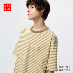 优衣库 UT MAGIC FOR ALL 印花T恤 浅米色 M