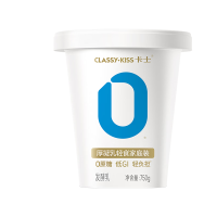 卡士 007厚凝乳无蔗糖低GI益生菌原味酸奶 750g桶装