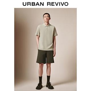  URBAN REVIVO 商务轻通勤 男士Polo领短袖T恤