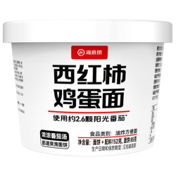 海底捞 免煮 方便面 西红柿鸡蛋面 152g