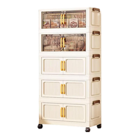  懒人空间 可折叠免安装 折叠收纳柜