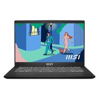 MSI 微星 Modern 15 十二代酷睿版 14英寸 轻薄本 黑色 (酷睿i5-1235U、核芯显卡、16GB、512GB SSD、1080P、IPS、C12M-028CN)