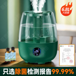 霆骁 除菌加湿器大容量室内加湿大雾量卧室静音宝宝加湿机净化空气家用