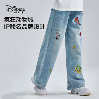  Disney/迪士尼 直筒阔腿 儿童牛仔裤