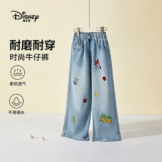  Disney/迪士尼 直筒阔腿 儿童牛仔裤