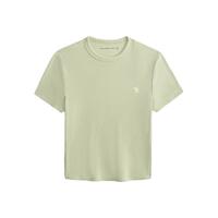Abercrombie & Fitch 女装经典小麋鹿图案美式短袖内搭打底T恤上衣 139-5272