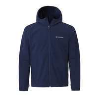 移动端、京东百亿补贴：Columbia 防泼水 男士软壳衣 藏蓝色/464 XL