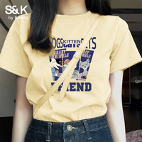  Baleno/班尼路 纯棉 女士短袖T恤