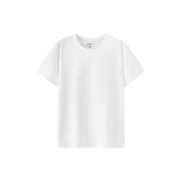  Semir/森马 凉感透气 女士短袖T恤 白色调00311-活力圆领 3XL