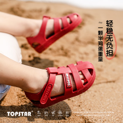 TOPSTAR 透气网面 红色 31码 儿童凉鞋