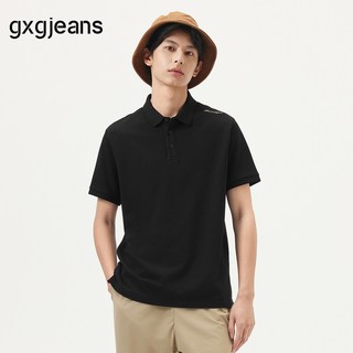  gxgjeans 肩部绣花 男士Polo衫