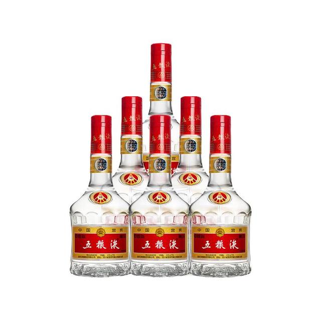 五粮液 普五 第七代浓香型 白酒52度500ml *6瓶原箱出口版