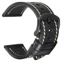 Deetle/地头 真皮 男士手表 蝴蝶扣牛皮表带