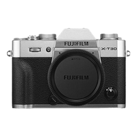 FUJIFILM/富士 4KVlog摄影 微单数码相机+肩带+电池 X-T30III 灿烂银（单机身）