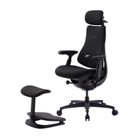  清闲 动态人机工学 人体工学椅 深曜黑 45cm标准版
