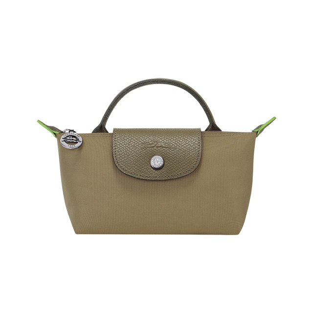 限新用户：珑骧 女士手提包 聚酰胺银色五金按扣拉链