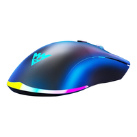 牧马人 M1 幻彩之影 静音版 有线鼠标 4800DPI RGB 黑色