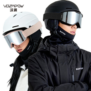  vozapow 双层防雾 滑雪眼镜 耀月黑-星空银片