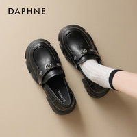 DAPHNE/达芙妮 厚底增高 女士乐福鞋