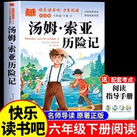 汤姆索亚历险记原著完整版 六年级下册必读正版的课外书爱丽丝漫游奇境骑鹅旅行记