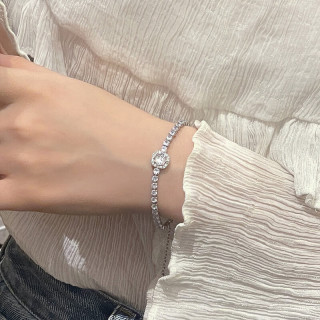 歌米诺 女款  满钻方块手链