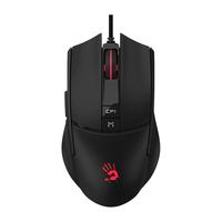 A4TECH 双飞燕 ES30Plus 游戏鼠标有线 人体工学台式电脑笔记本血手幽灵轻量化洞洞有线电竞鼠标 黑爵
