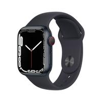 Apple Watch Series 7 GPS+蜂窝版 41mm午夜色铝金属表壳运动型表带智能手表