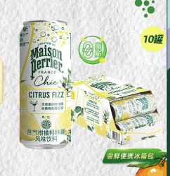 巴黎水 含气风味饮料 Chic绮刻系列 柯林斯250ml*10罐