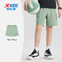 特步 透气舒适 儿童运动短裤