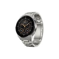 HUAWEI 华为 GT3 Pro 钛金属款 蓝牙版 智能手表 46mm 银色钛金属表壳 银色钛金属表带（GPS、血氧、ECG）