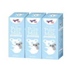纽仕兰 猫超臻选全脂牛奶纽仕兰A2β-酪蛋白纯牛奶200ml*6盒