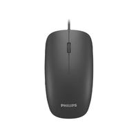  PHILIPS/飞利浦 轻音 有线鼠标  黑色