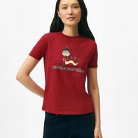 Brooks Brothers/布克兄弟 蛇纹图案 女士T恤