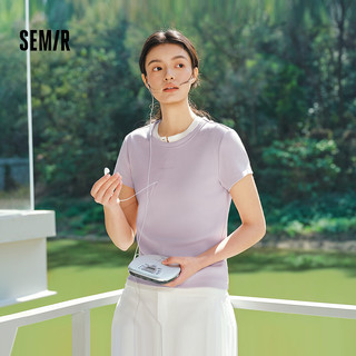  Semir/森马 提花 女士T恤