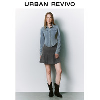 URBAN REVIVO 复古休闲 女士衬衫