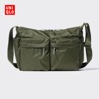 优衣库 男装女装休闲挎包/单肩斜挎包多口袋防泼水24秋冬476761 57 深橄榄色