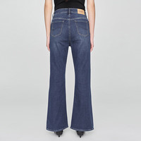  Lee/李 修身高腰微喇弹力天丝 女士牛仔裤 28