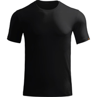 龙牙 速干 男士T恤 2XL 175/108B(171-200斤) 极夜黑（圆领）