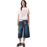  F426 吸湿速干凉感负离子遮热 男女同款短袖 米白色 L