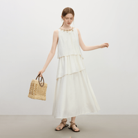  FANSILANEN/范思蓝恩 度假风 女士连衣裙