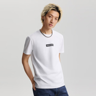 Lee 26新品标准版圆领长方形Logo印花男短袖T恤潮