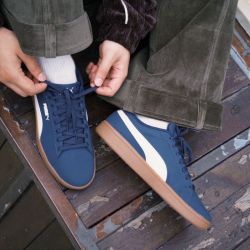 PUMA 男鞋女鞋情侣同款秋季上新复古蓝色运动鞋休闲板鞋392336